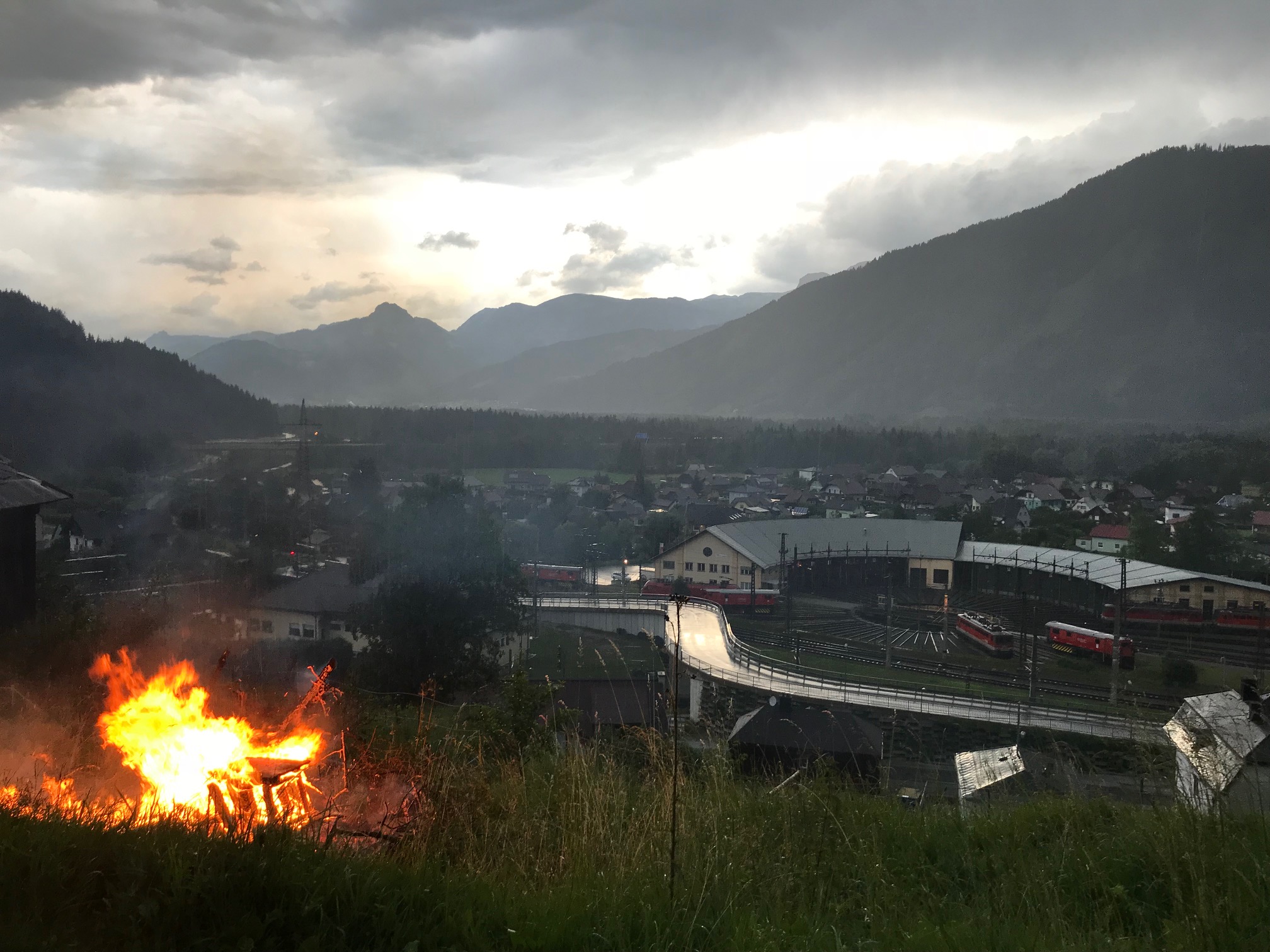 Vermeintlicher Wirtschaftsgebäudebrand