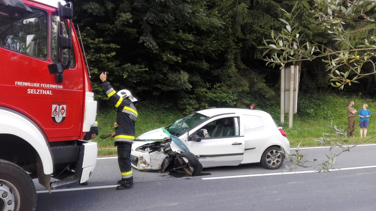 Verkehrsunfall im Ortsteil Melzen