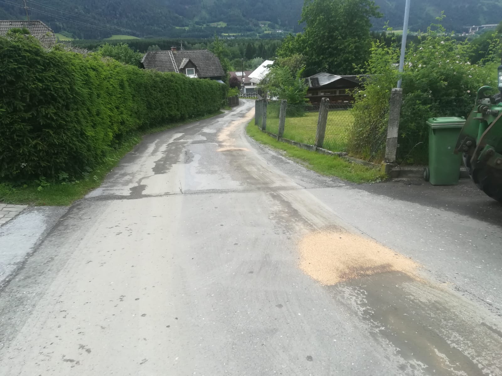 Ölbindearbeiten