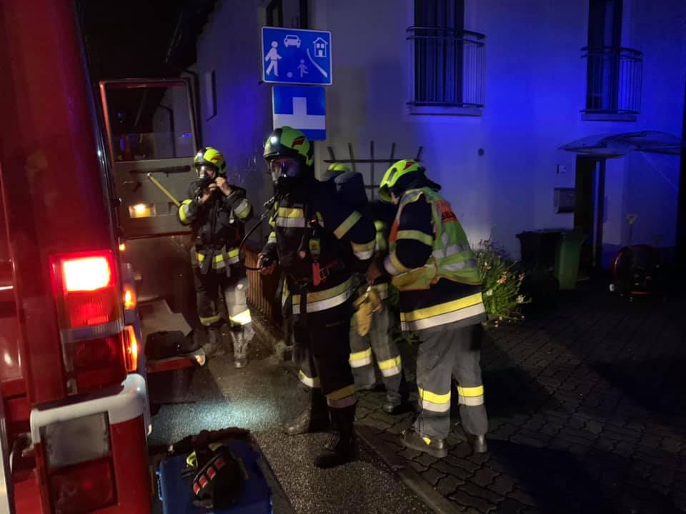 Elektrischer Anlagenbrand im Ortsgebiet