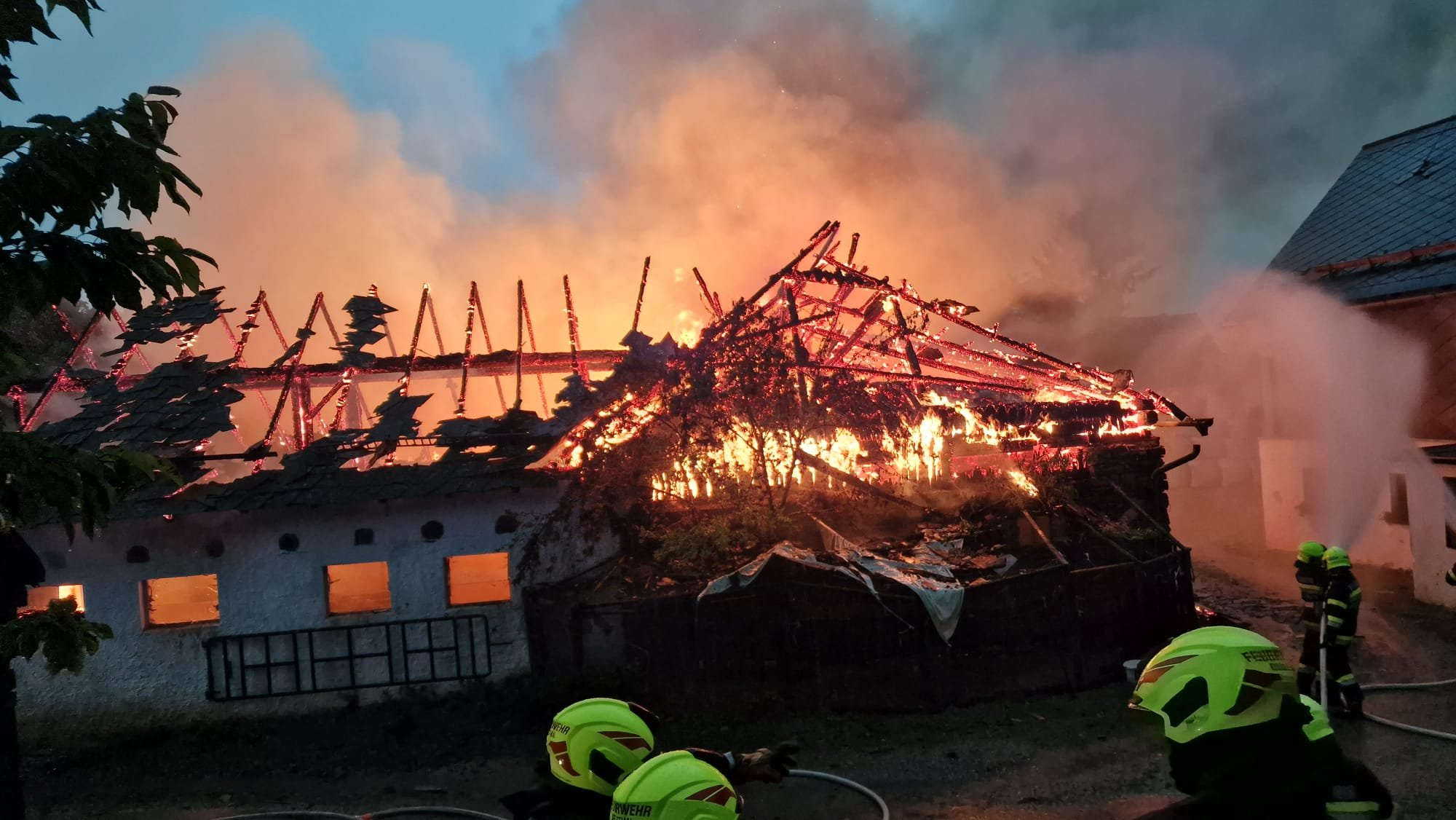 Wirtschaftsgebäudebrand