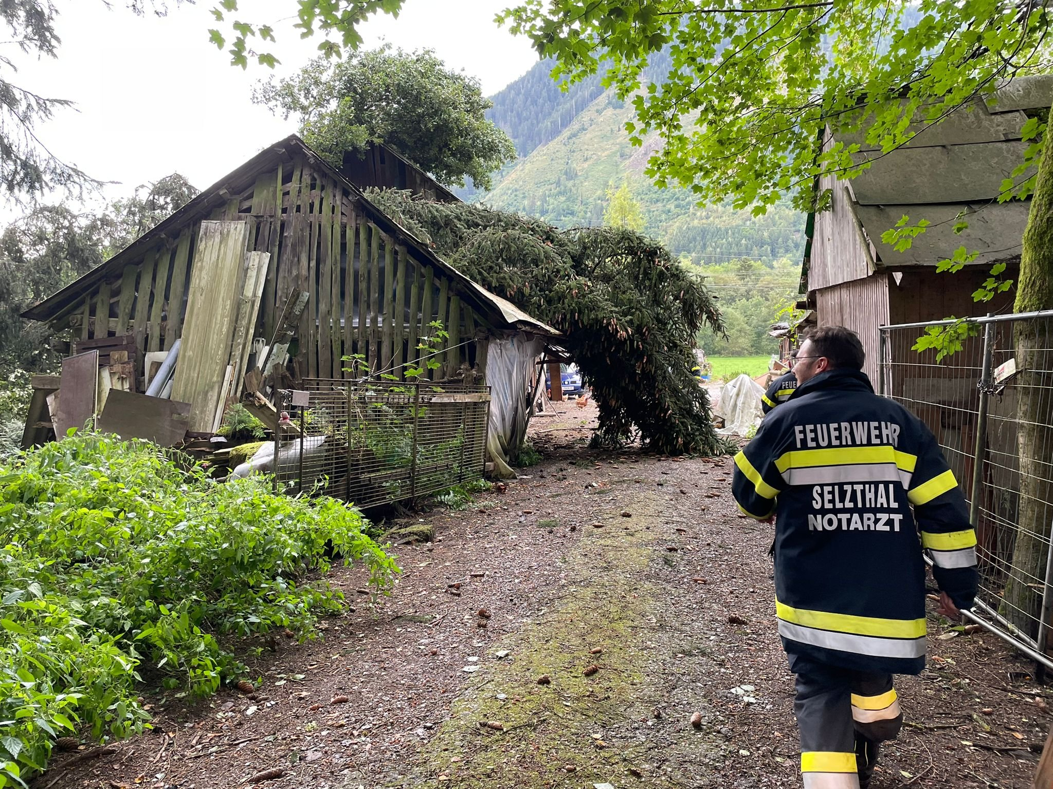 Unwettereinsätze im Ortsgebiet