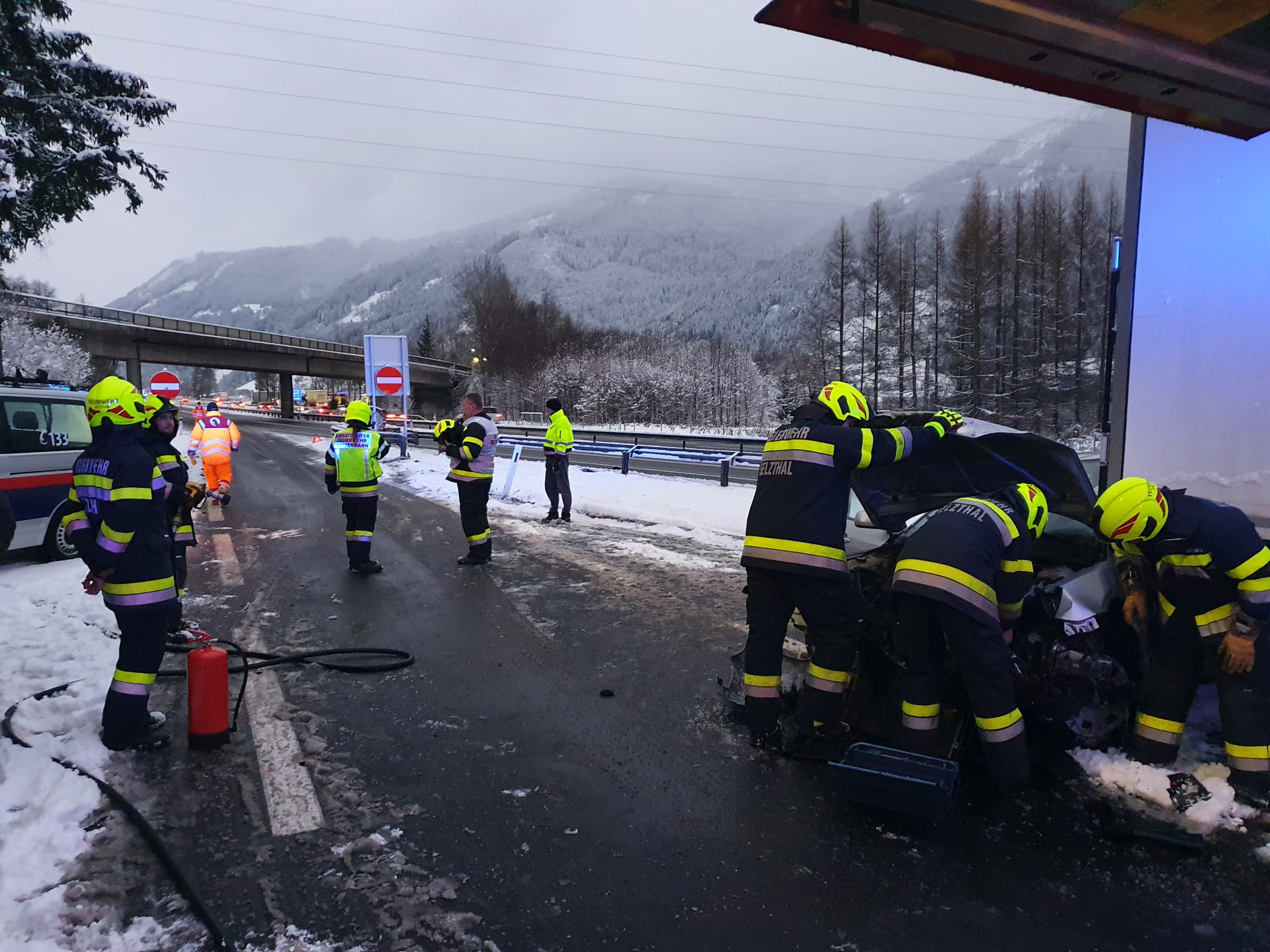 Verkehrsunfall auf A9