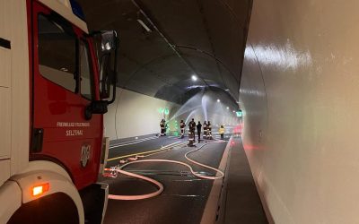 Übung im A9 Selzthal Tunnel